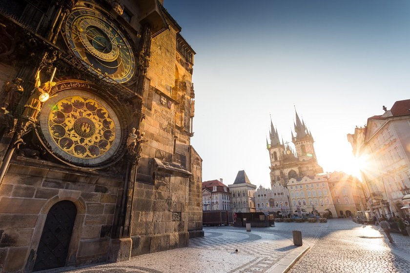 Old Town Square with Astronomical Clock