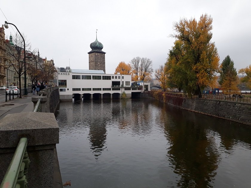 Mánes and Moldau river