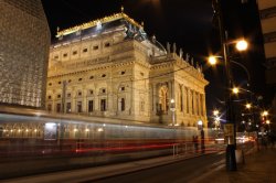 National Theatre at night