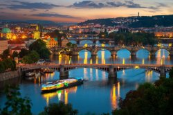 Vltava River Night Cruise with Buffet